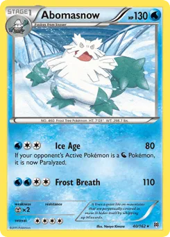Abomasnow 40/162 BREAKthrough
