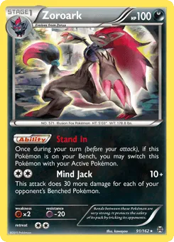 Zoroark 91/162 BREAKthrough