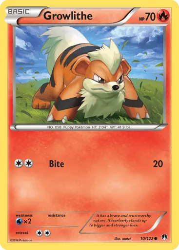 Growlithe 10/122 BREAKpoint