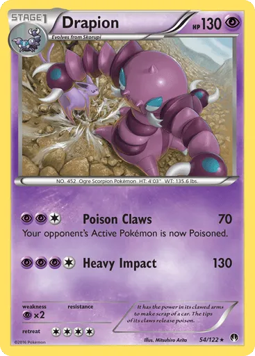Drapion 54/122 BREAKpoint