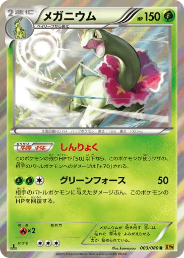 Meganium 003/080 Rage of the Broken Heavens