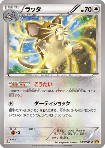 Raticate 065/080 Rage of the Broken Heavens