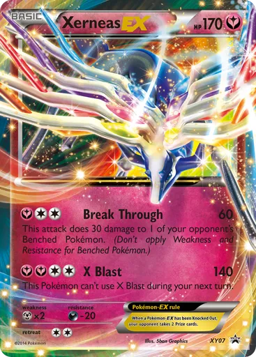 Xerneas-EX XY07 XY Black Star Promos