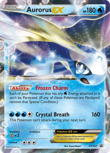 Aurorus-EX XY102 XY Black Star Promos