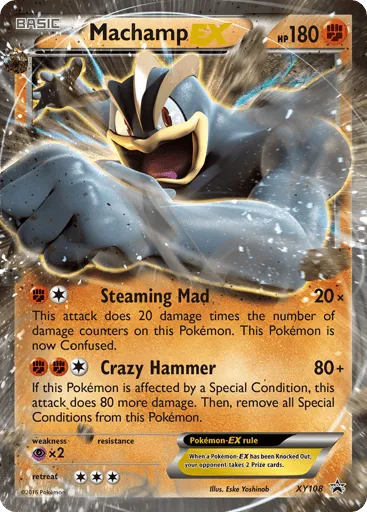 Machamp-EX XY108 XY Black Star Promos