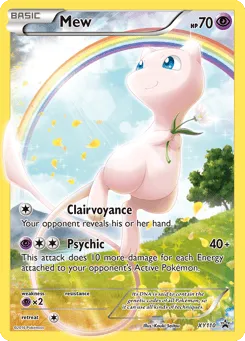 Mew XY110 XY Black Star Promos