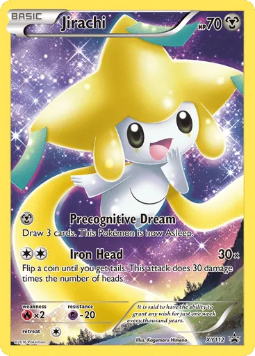 Jirachi XY112 XY Black Star Promos