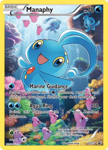 Manaphy XY113 XY Black Star Promos