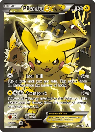 Pikachu-EX XY124 XY Black Star Promos