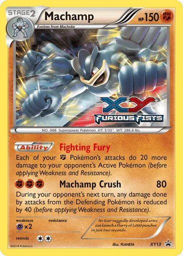 Machamp XY13 XY Black Star Promos