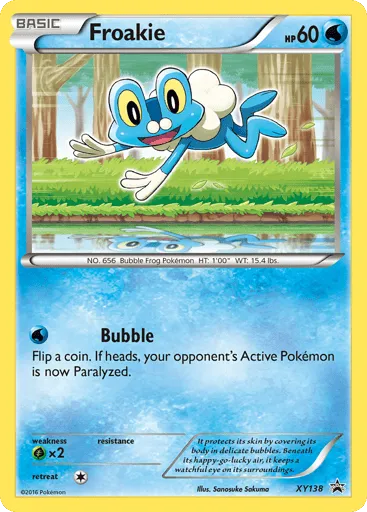 Froakie XY138 XY Black Star Promos