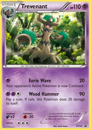 Trevenant XY14 XY Black Star Promos