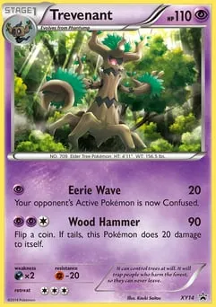 Trevenant XY14 XY Black Star Promos