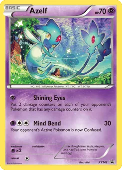 Azelf XY142 XY Black Star Promos