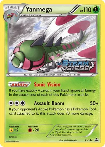 Yanmega XY144 XY Black Star Promos