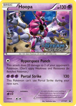 Hoopa XY147 XY Black Star Promos