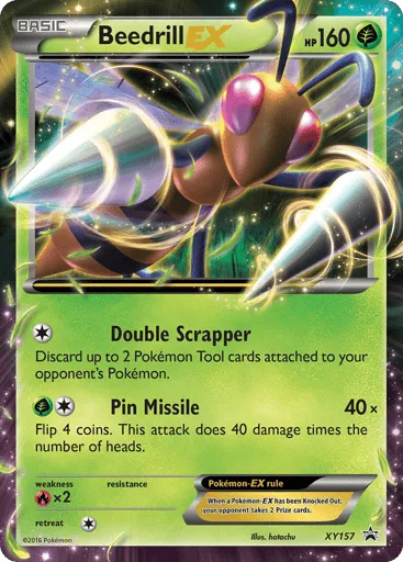 Beedrill-EX XY157 XY Black Star Promos