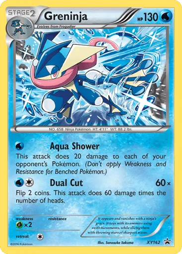 Greninja XY162 XY Black Star Promos