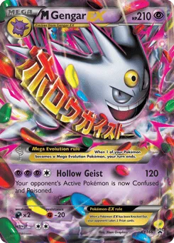 M Gengar-EX XY166 XY Black Star Promos