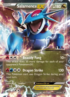 Salamence-EX XY170 XY Black Star Promos
