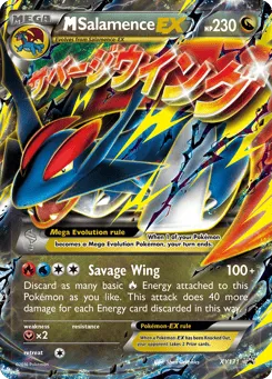 M Salamence-EX XY171 XY Black Star Promos