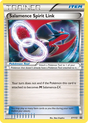 Salamence Spirit Link XY172 XY Black Star Promos