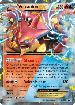 Volcanion-EX XY173 XY Black Star Promos