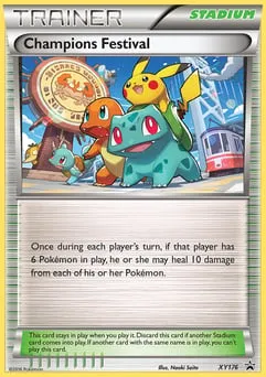 Champions Festival XY176 XY Black Star Promos
