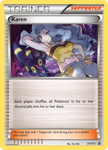 Karen XY177 XY Black Star Promos