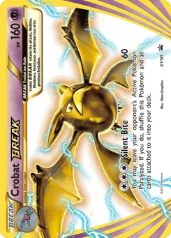 Crobat BREAK XY181 XY Black Star Promos