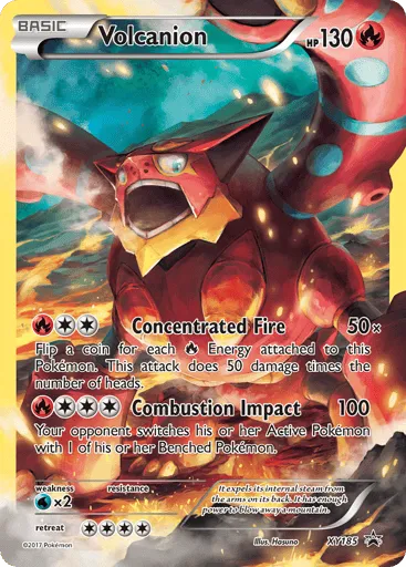 Volcanion XY185 XY Black Star Promos