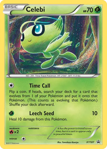Celebi XY187 XY Black Star Promos