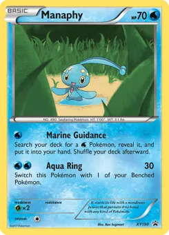 Manaphy XY190 XY Black Star Promos
