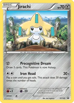 Jirachi XY195 XY Black Star Promos