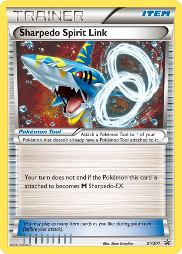 Sharpedo Spirit Link XY201 XY Black Star Promos