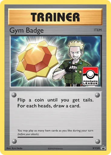 Gym Badge XY205 XY Black Star Promos