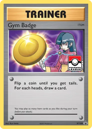 Gym Badge XY208 XY Black Star Promos