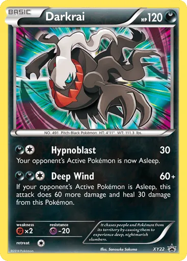 Darkrai XY22 XY Black Star Promos