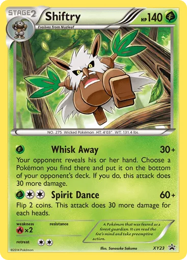 Shiftry XY23 XY Black Star Promos