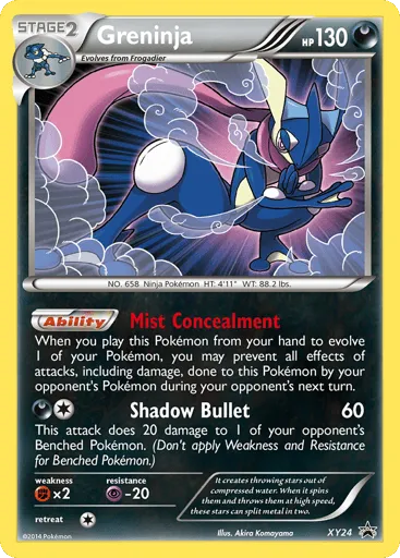 Greninja XY24 XY Black Star Promos