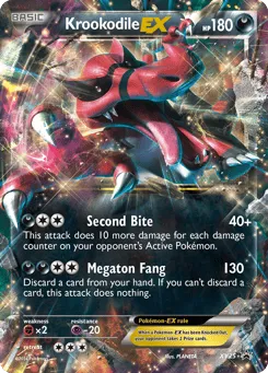 Krookodile-EX XY25 XY Black Star Promos