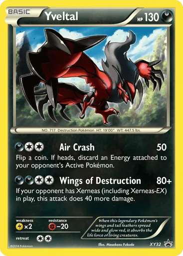 Yveltal XY32 XY Black Star Promos