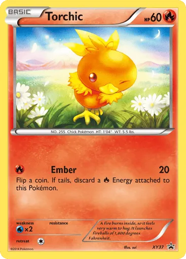 Torchic XY37 XY Black Star Promos
