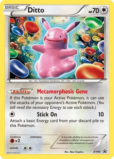 Ditto XY40 XY Black Star Promos