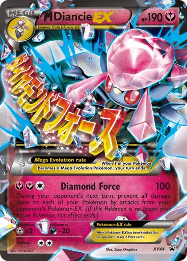 M Diancie-EX XY44 XY Black Star Promos