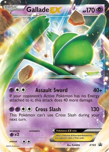 Gallade-EX XY45 XY Black Star Promos