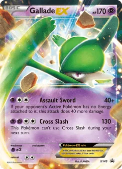 Gallade-EX XY45 XY Black Star Promos