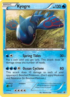 Kyogre XY51 XY Black Star Promos