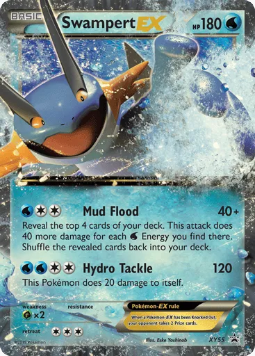 Swampert-EX XY55 XY Black Star Promos