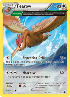 Fearow XY57 XY Black Star Promos